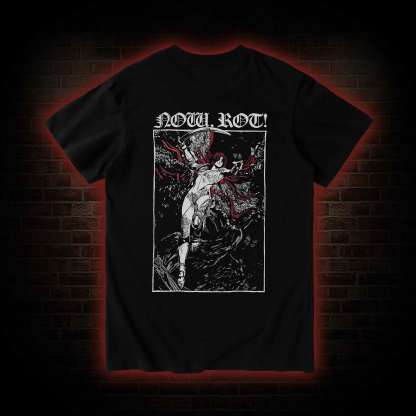 Now Rot Back Print T-Shirt