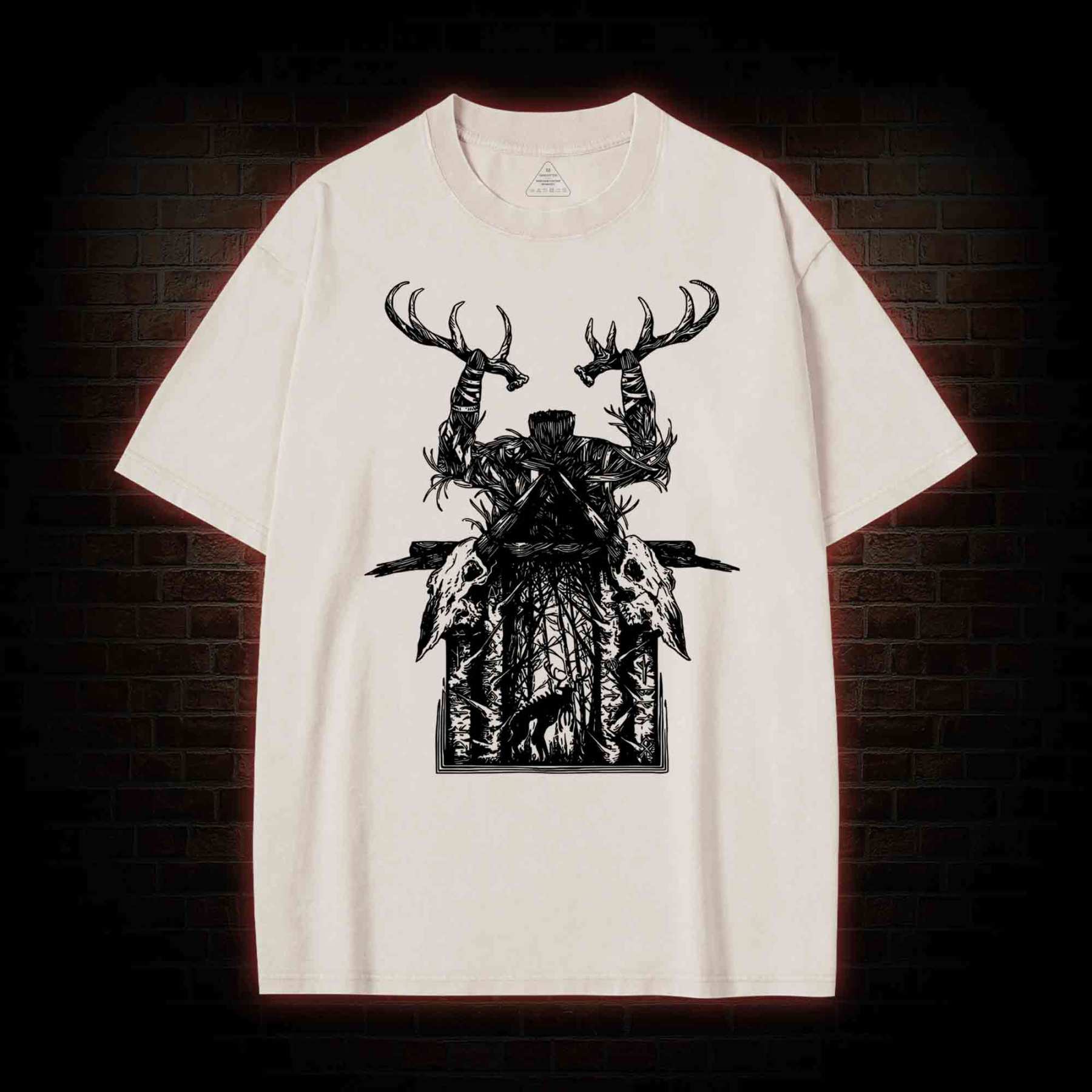 You Will Kneel Before The God Washed T-shirt