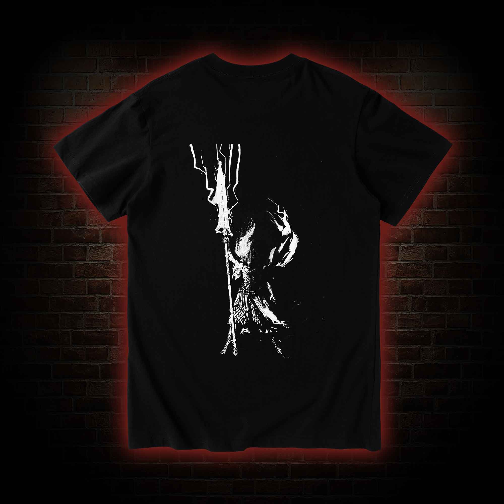 King of the Storm Back Print T-Shirt