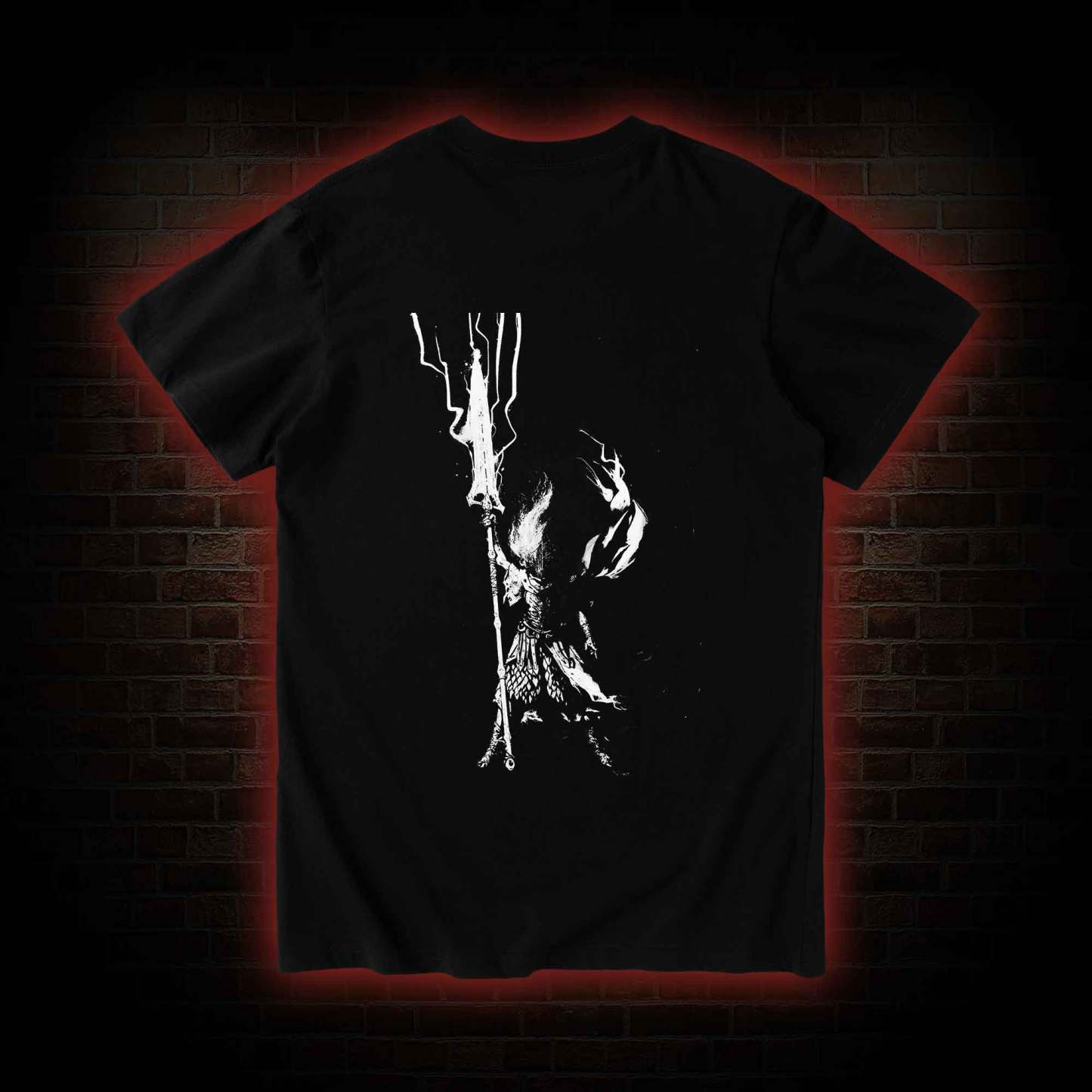 King of the Storm Back Print T-Shirt