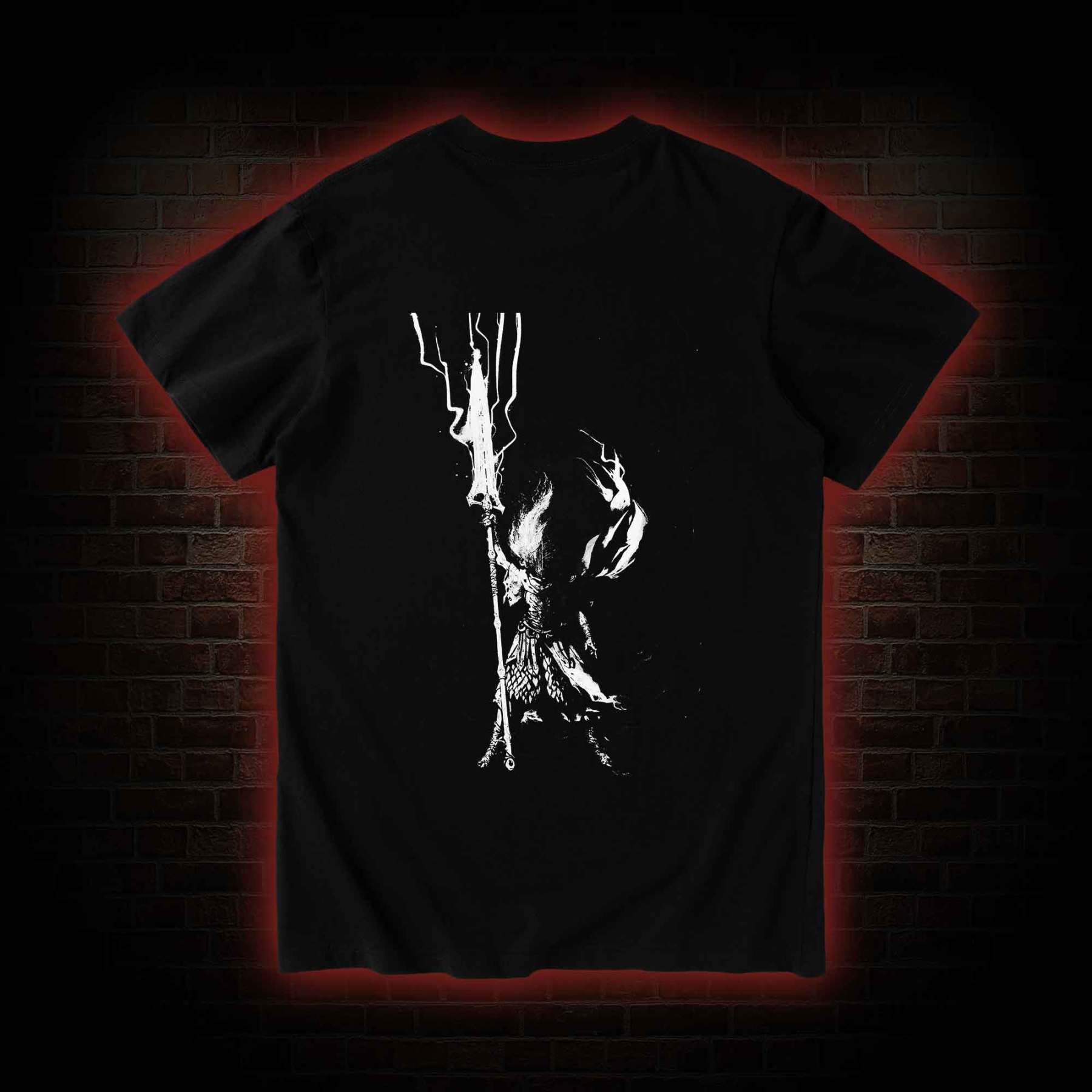 King of the Storm Back Print T-Shirt