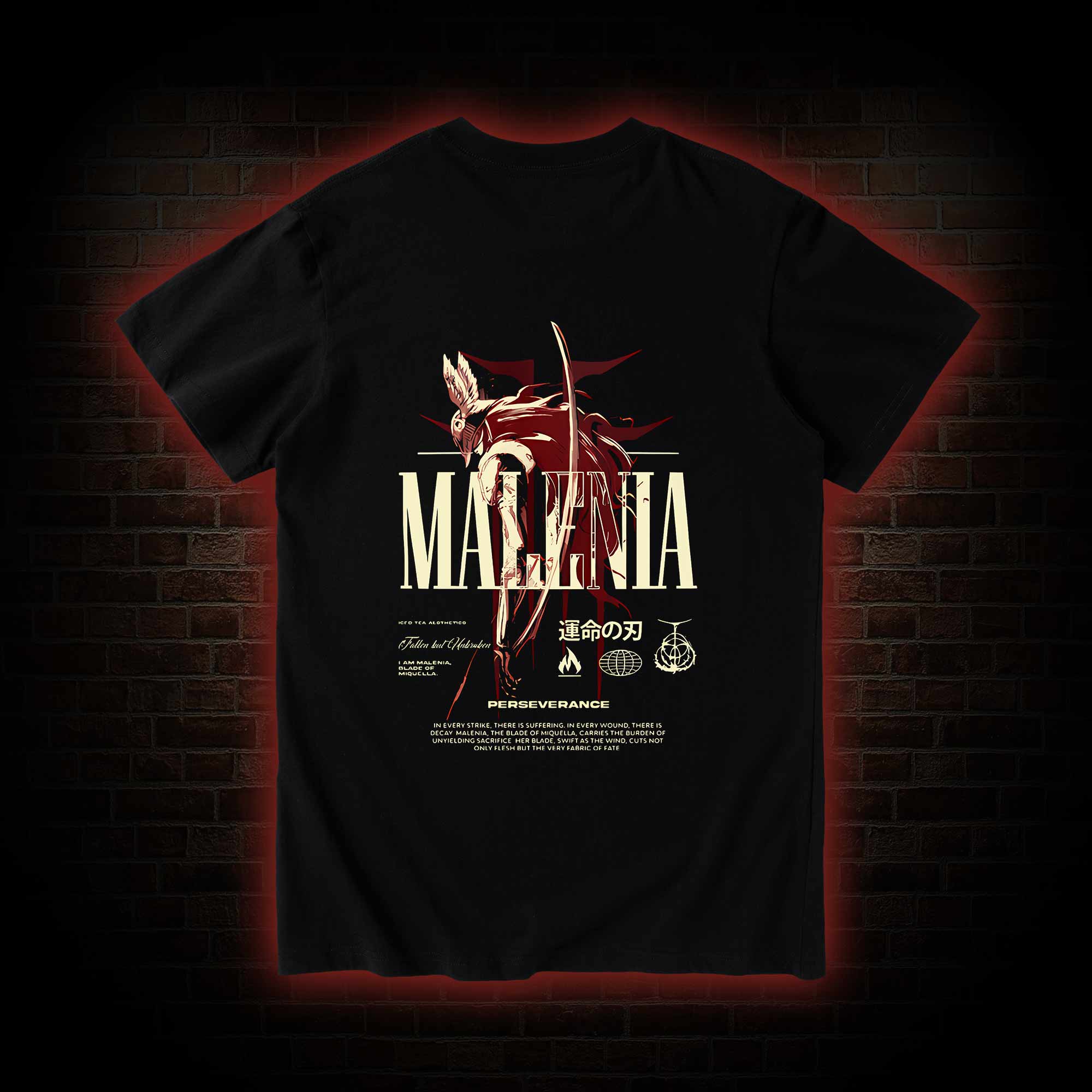 Cursed Goddess Back Print T-Shirt