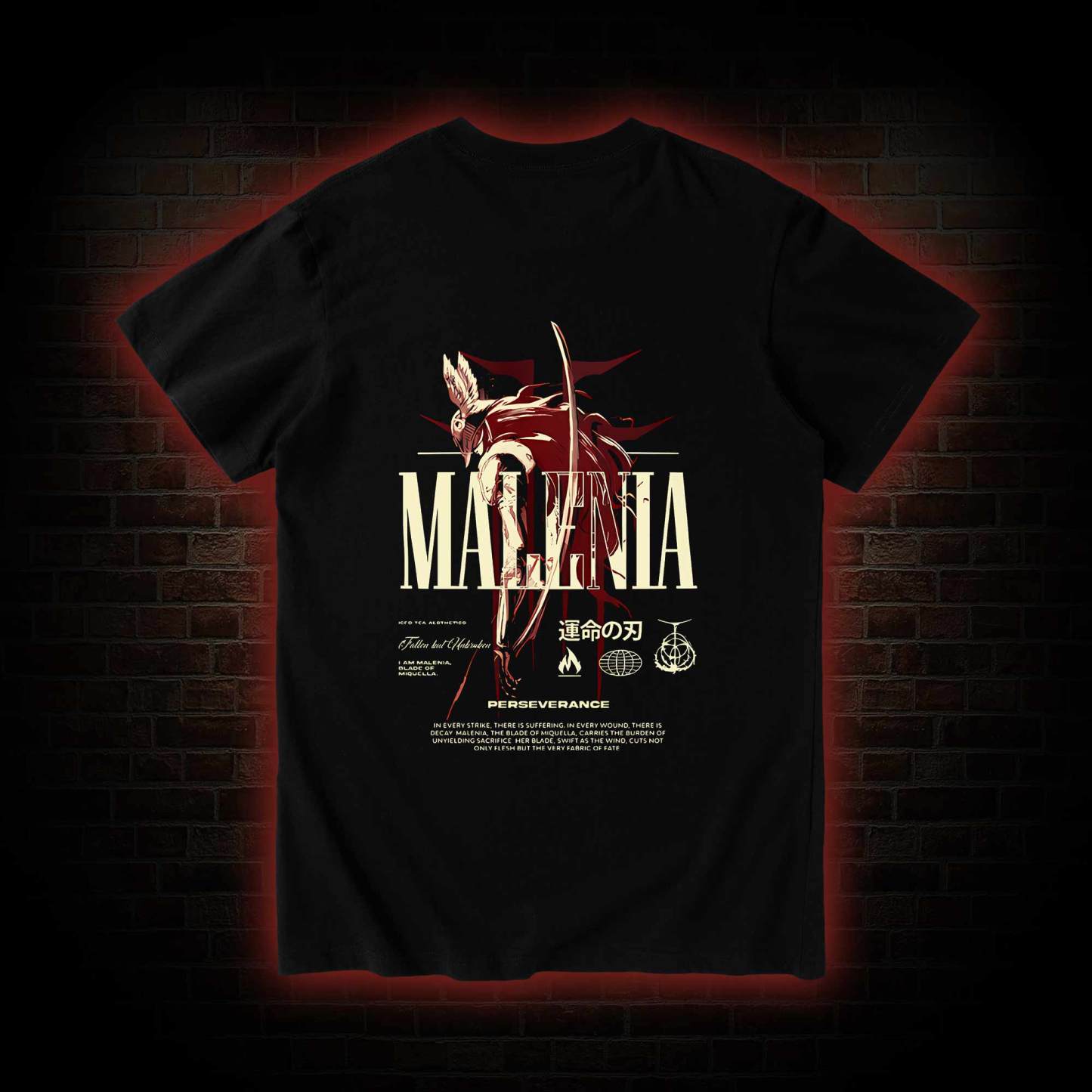 Cursed Goddess Back Print T-Shirt