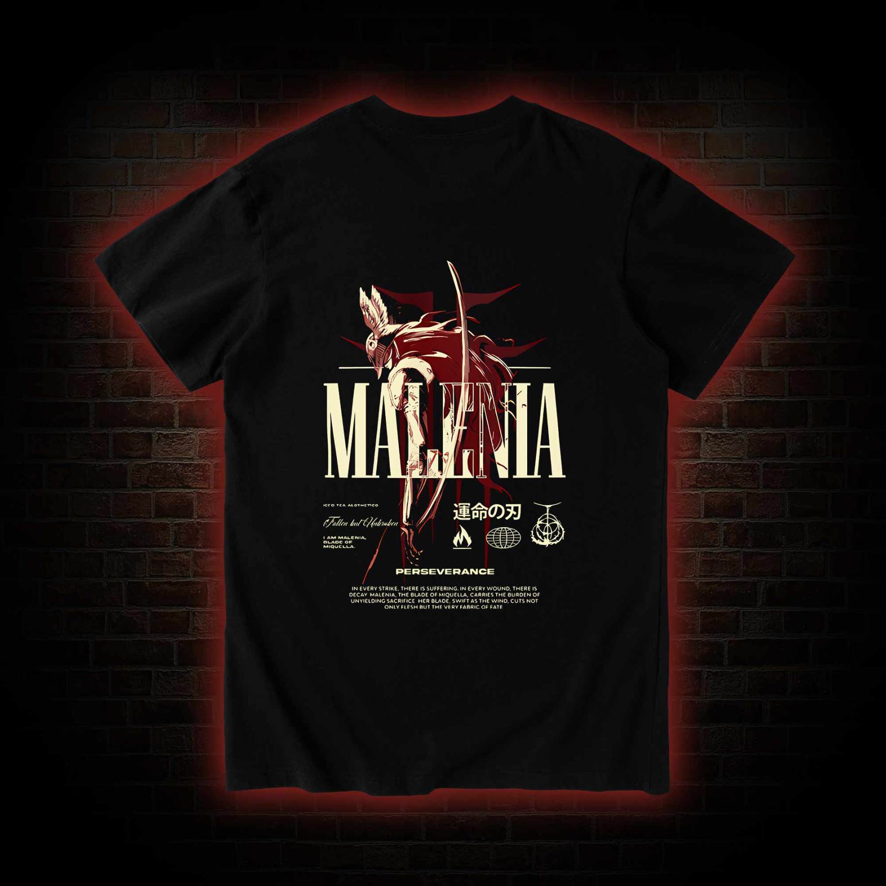 Cursed Goddess Back Print T-Shirt