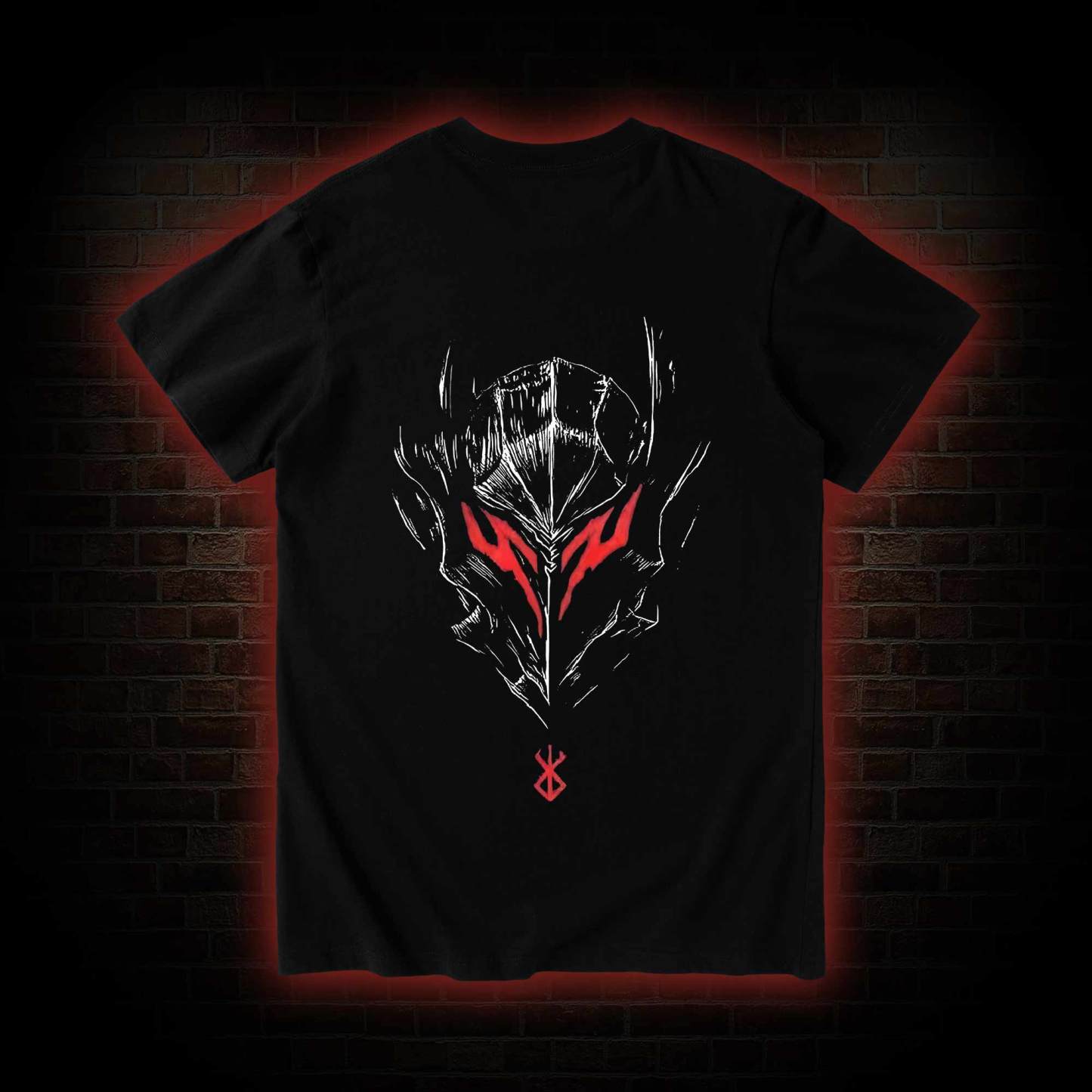 Berserker Mask Back Print T-Shirt
