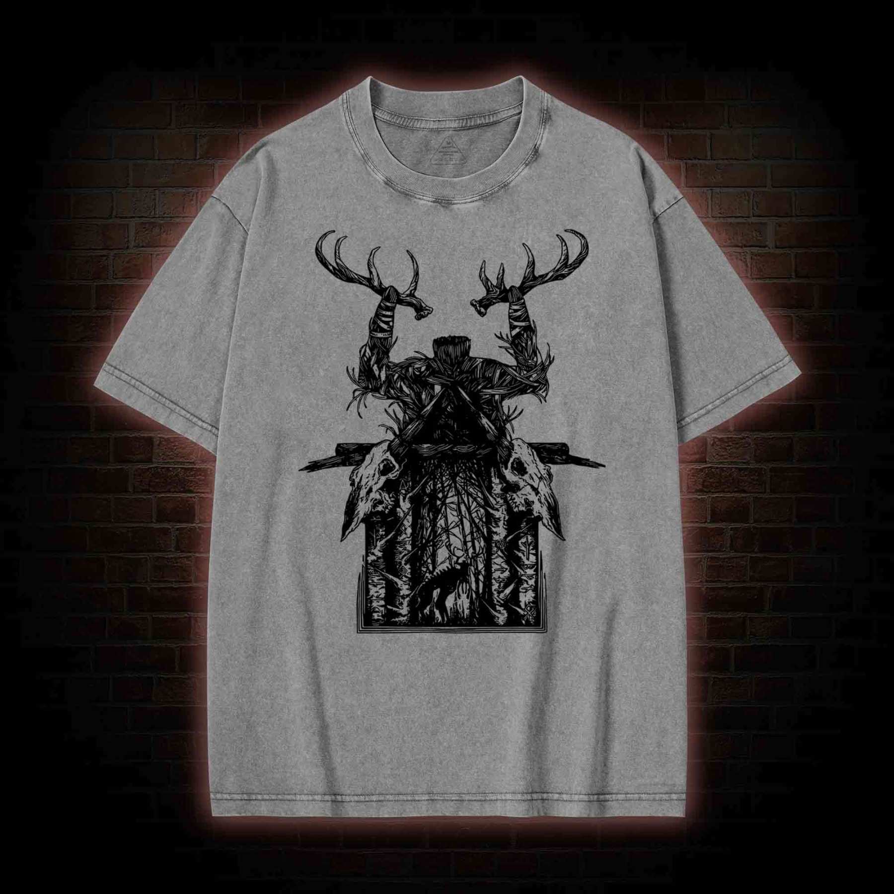 You Will Kneel Before The God Washed T-shirt