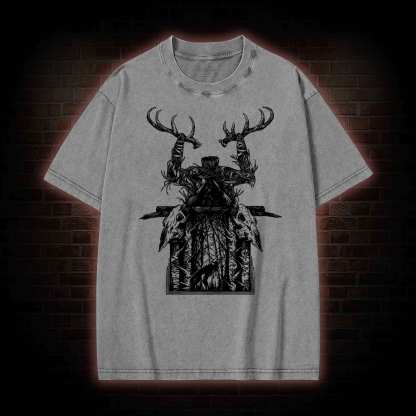 You Will Kneel Before The God Washed T-shirt