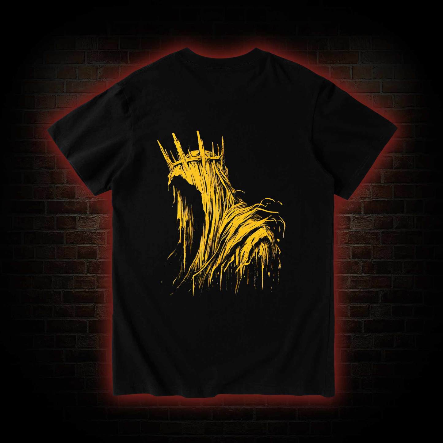 The King in Yellow Cthulhu Back Print T-Shirt