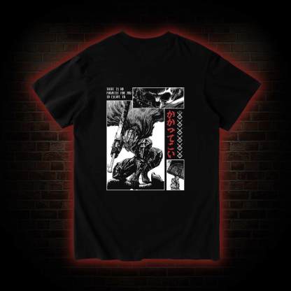 To Wield A Sword is to be Alive Back Print T-Shirt