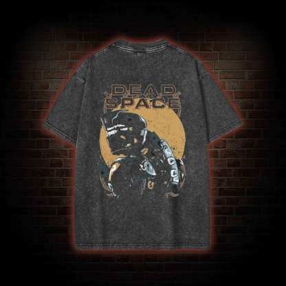 Stick Around I'm Full of Bad Ideas Back Print Washed T-shirt