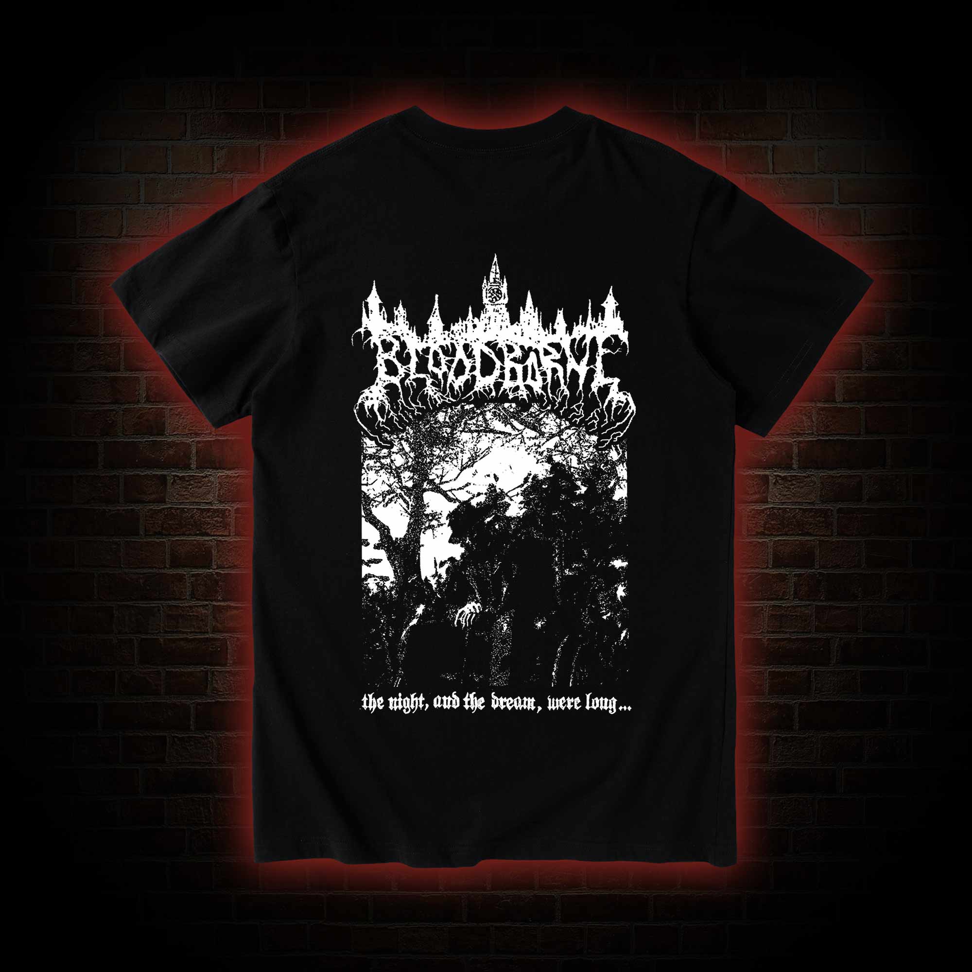 The Night and The Dream were Long Back Print T-Shirt