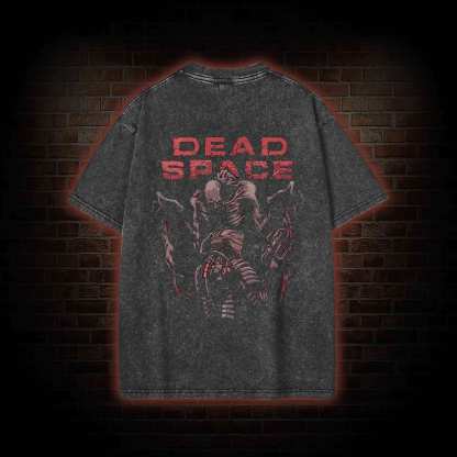 We Know Back Print Washed T-shirt