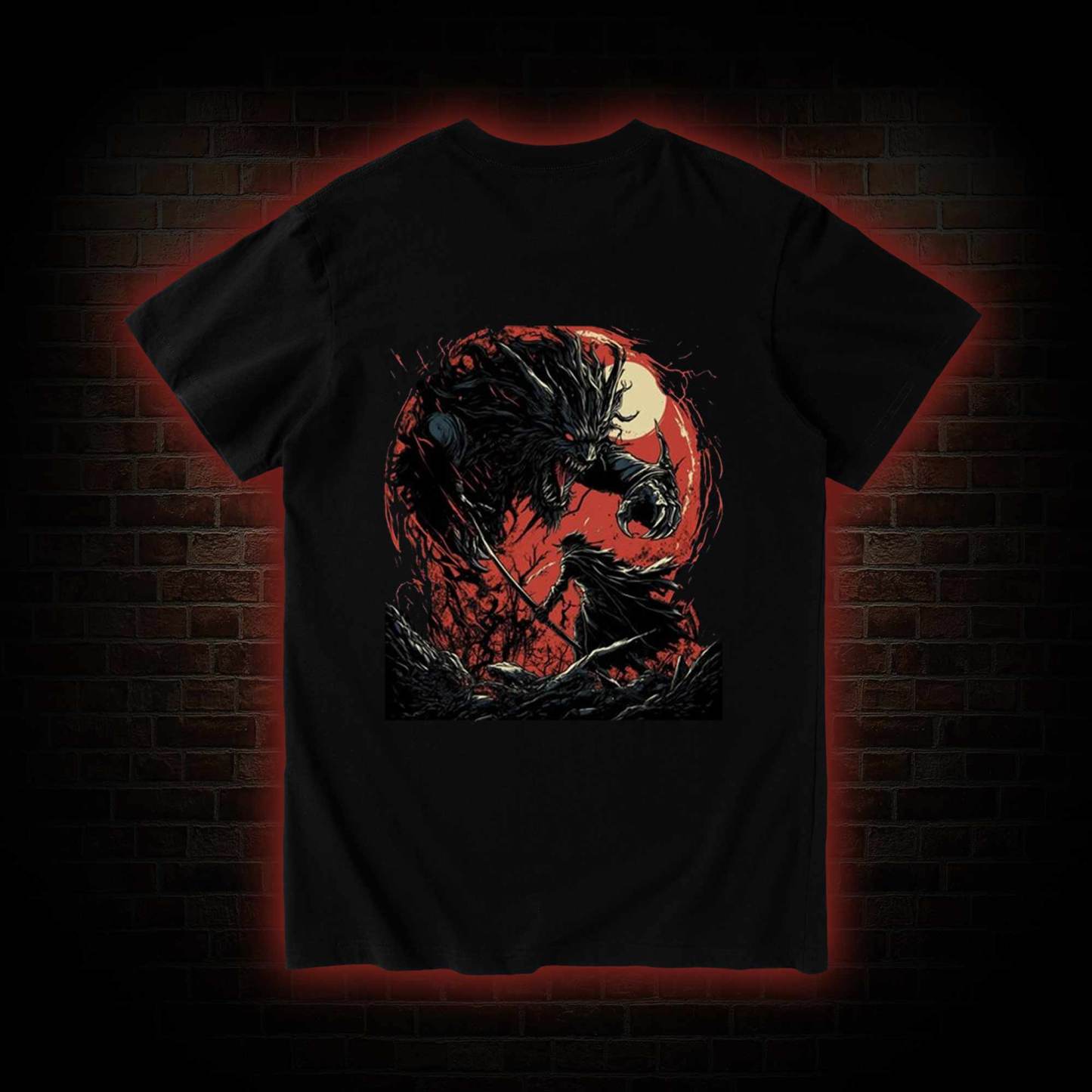 Blood Beast Back Print T-Shirt
