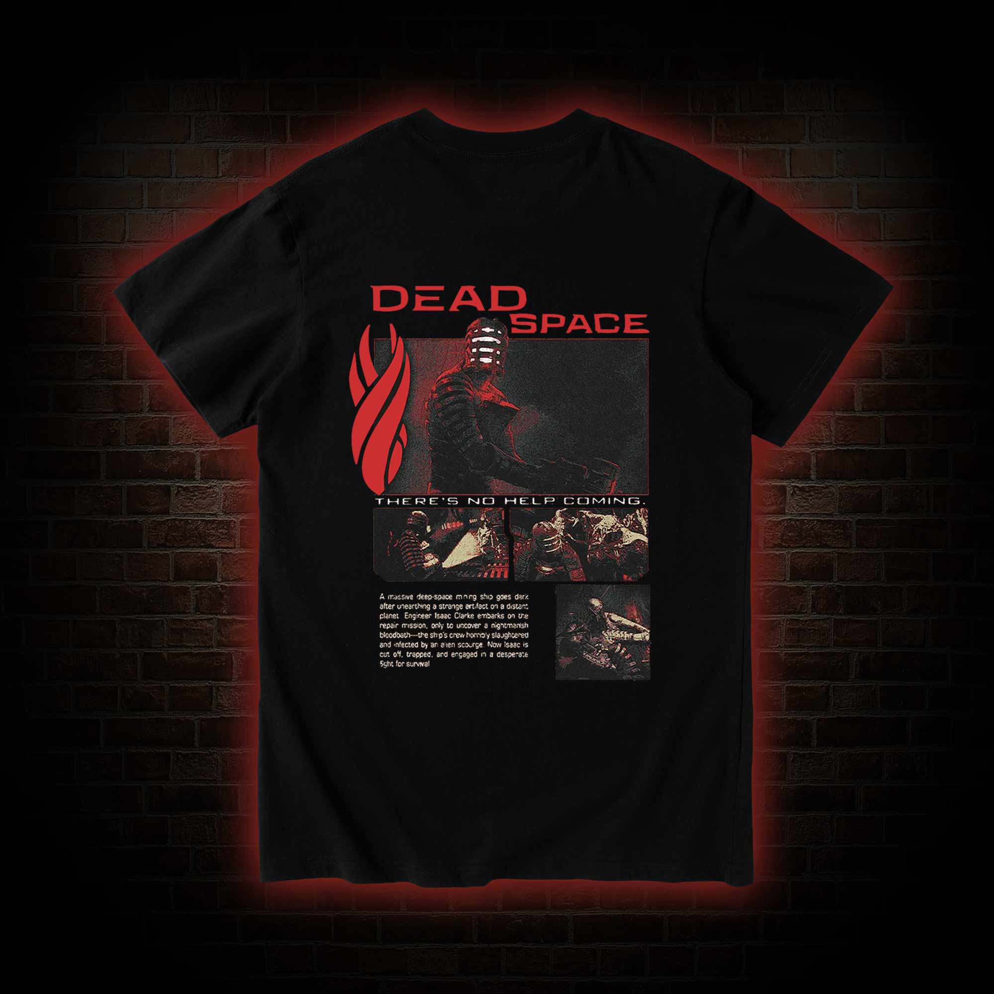 There's No Help Coming Back Print T-Shirt