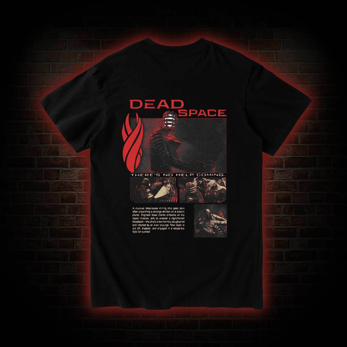 There's No Help Coming Back Print T-Shirt