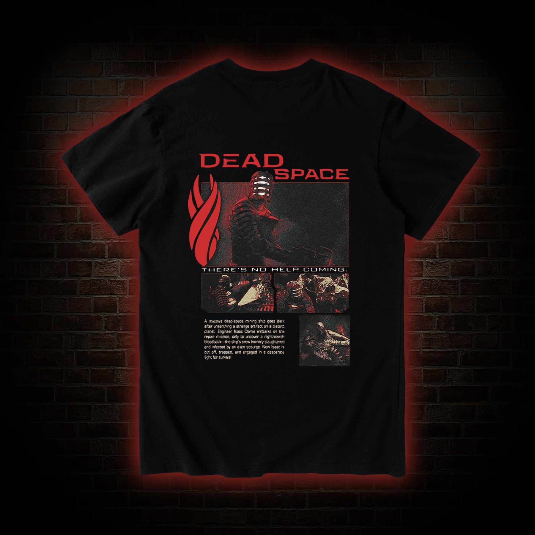 There's No Help Coming Back Print T-Shirt