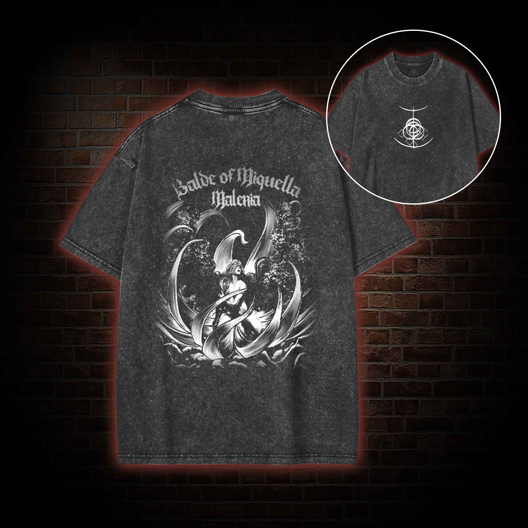 I Dreamt for So Long back print Washed T-shirt