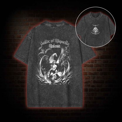 I Dreamt for So Long back print Washed T-shirt