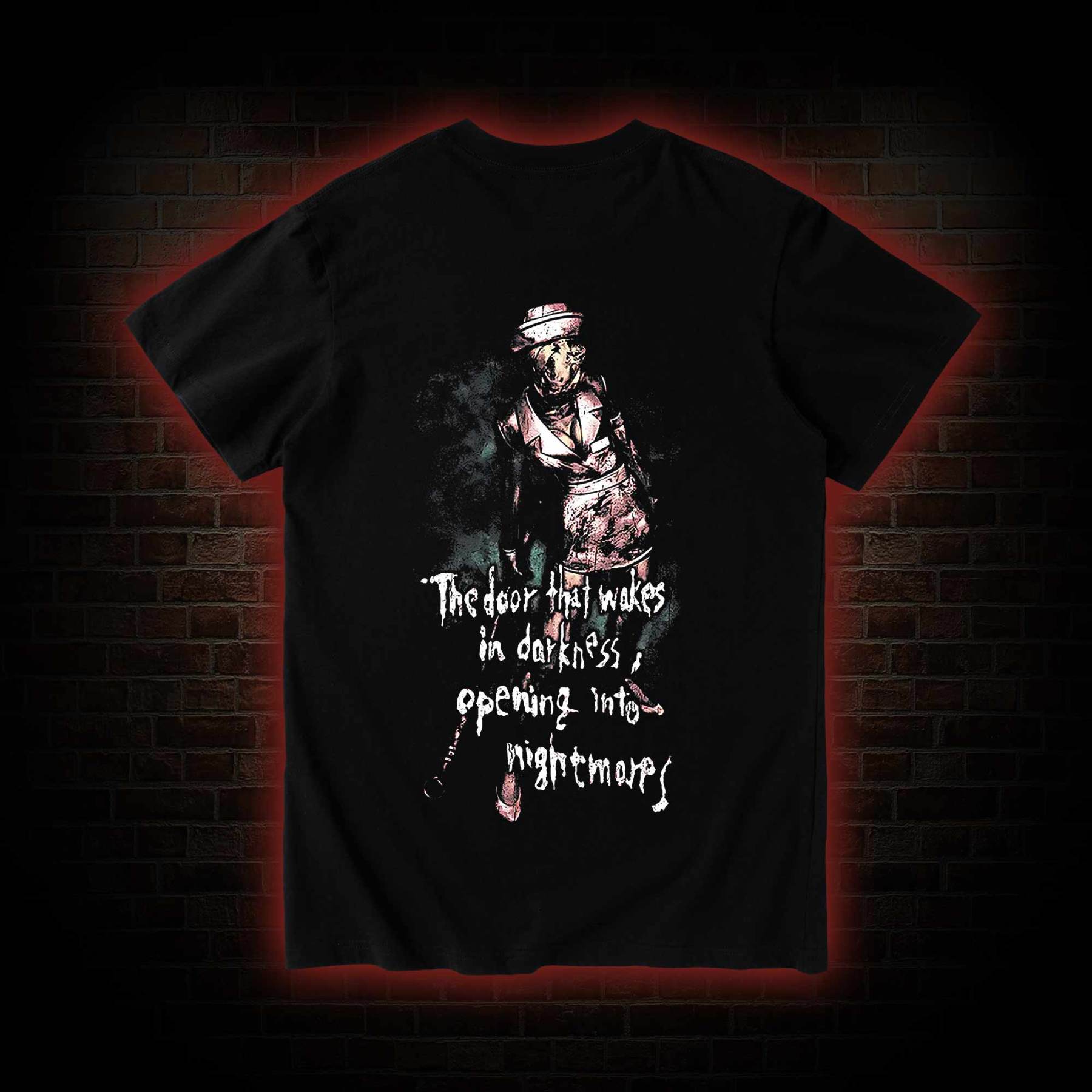 2459 Back Print T-Shirt