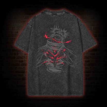 3300 Back Print Washed T-shirt