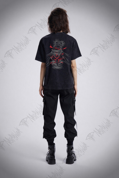 3300 Back Print Washed T-shirt