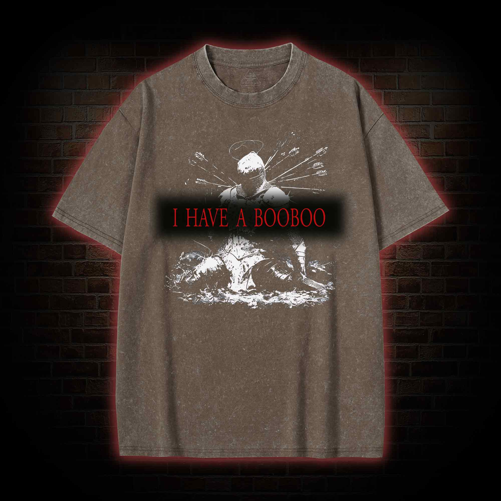 I Have a Booboo Washed T-shirt