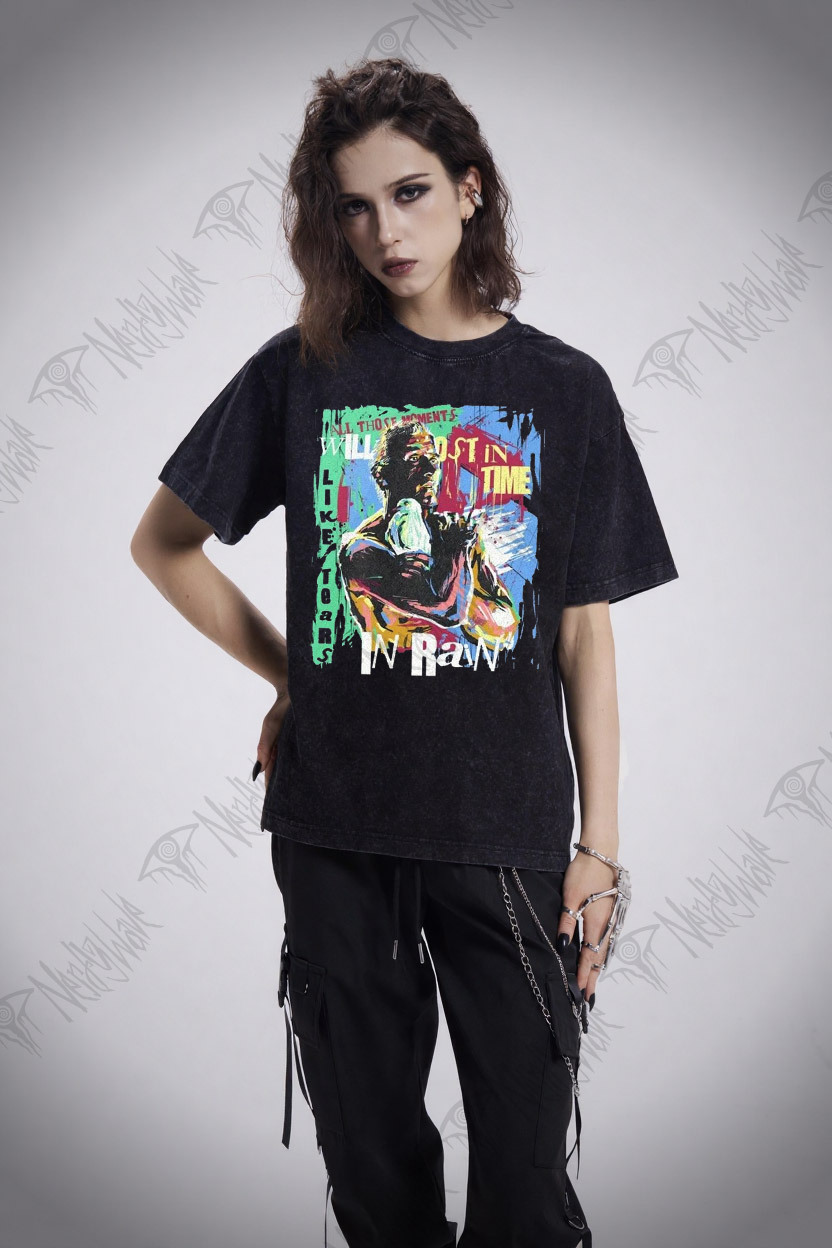 All Those Moments Will be Lost in Time Washed T-shirt