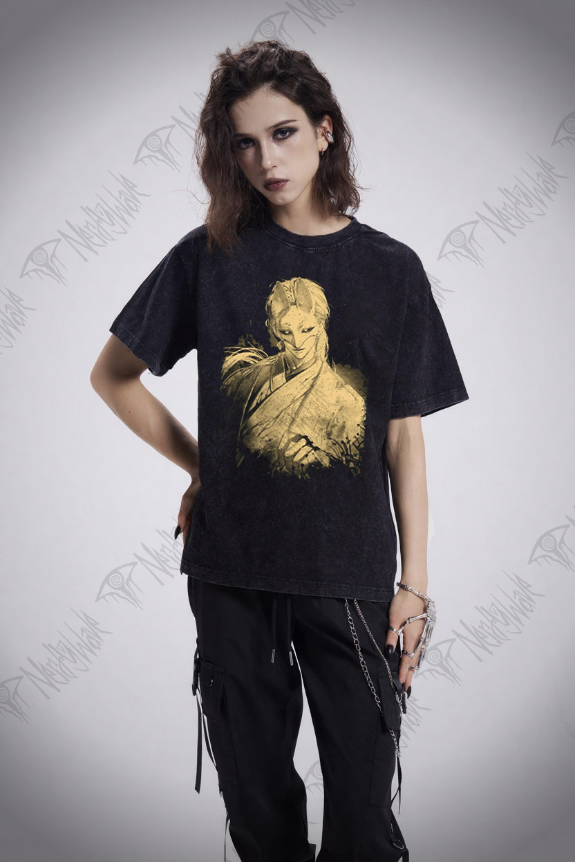 Fox Mask Washed T-shirt