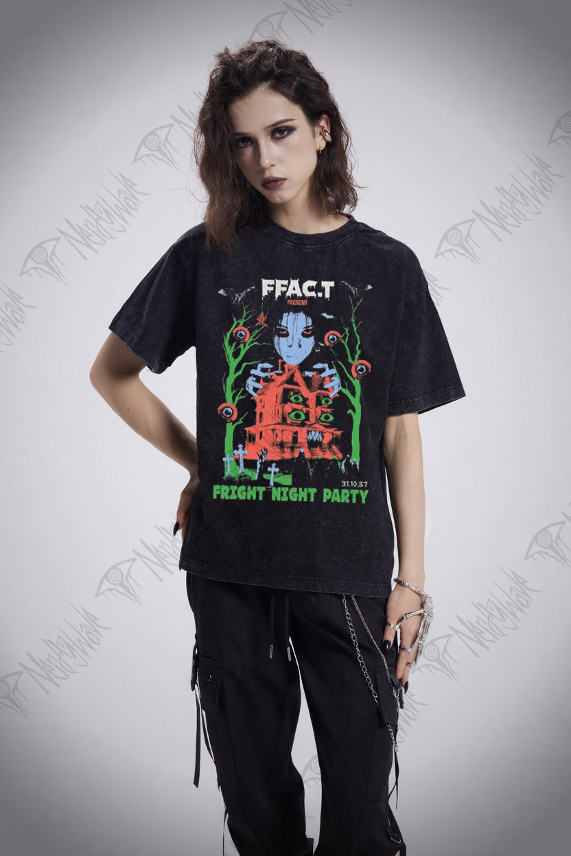 Fright Night Party Washed T-shirt