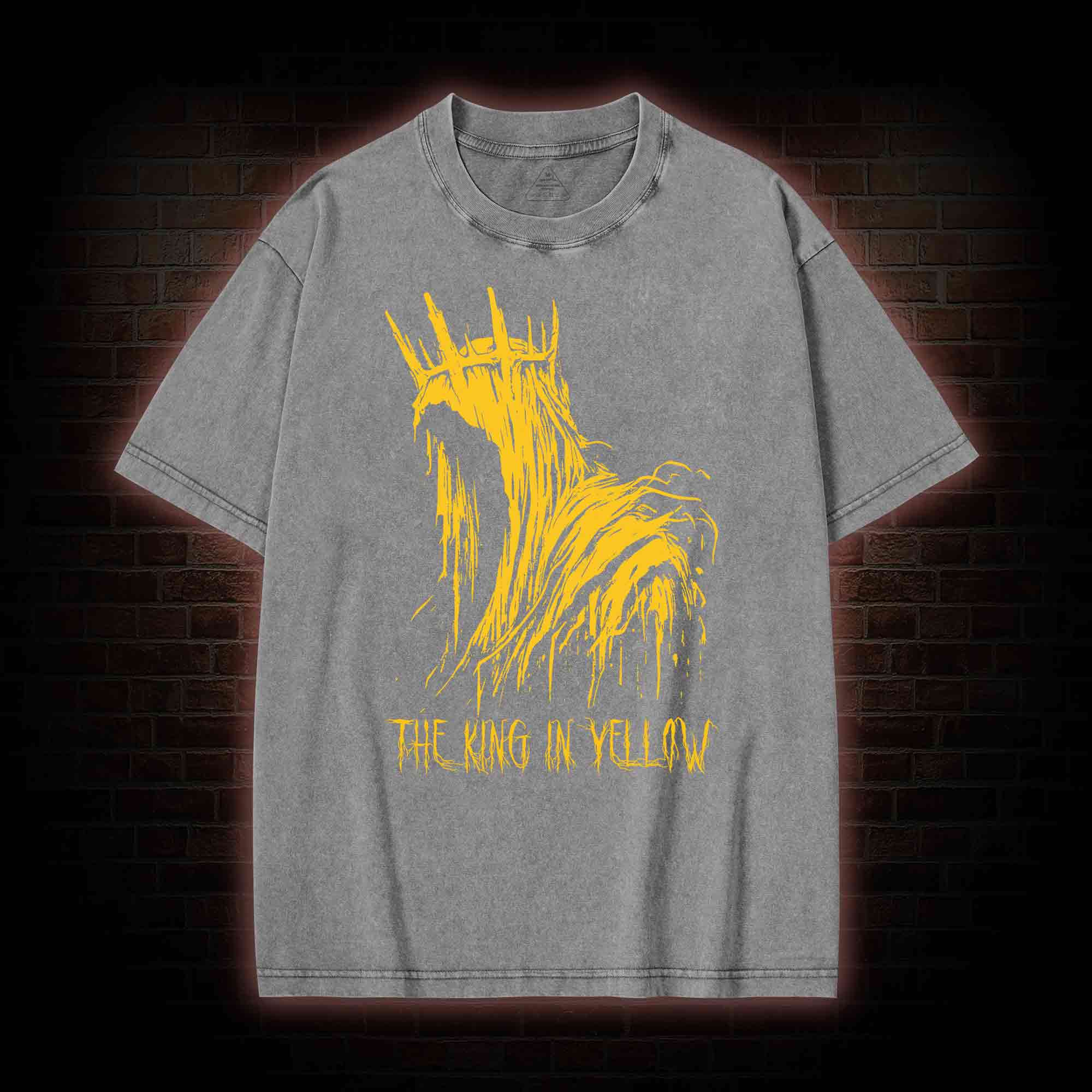 The King in Yellow Washed T-shirt