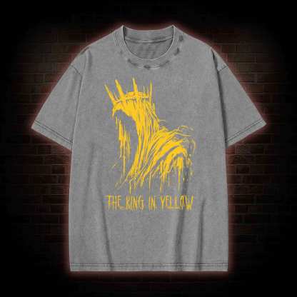 The King in Yellow Washed T-shirt