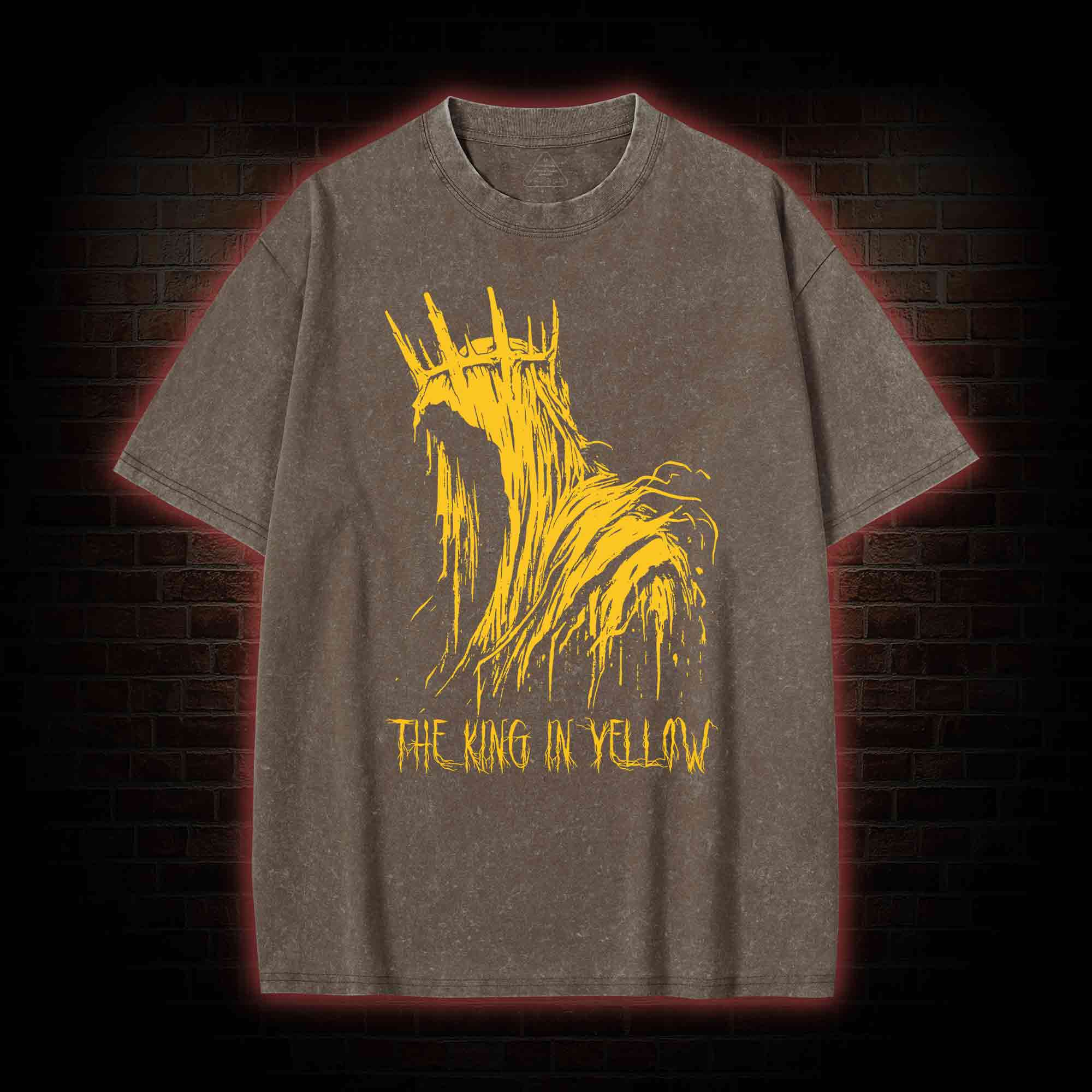 The King in Yellow Washed T-shirt