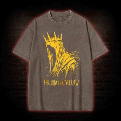 The King in Yellow Washed T-shirt