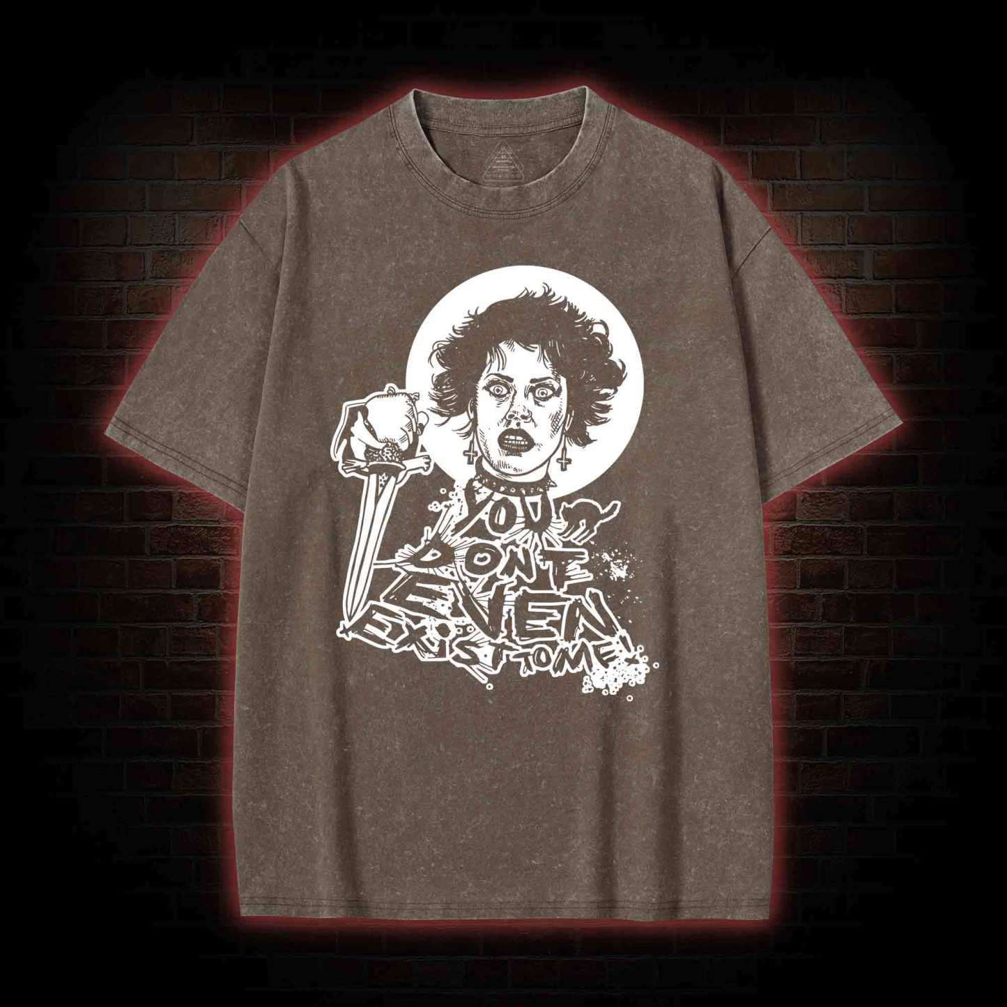 You Don't Even Exist To Me Washed T-shirt