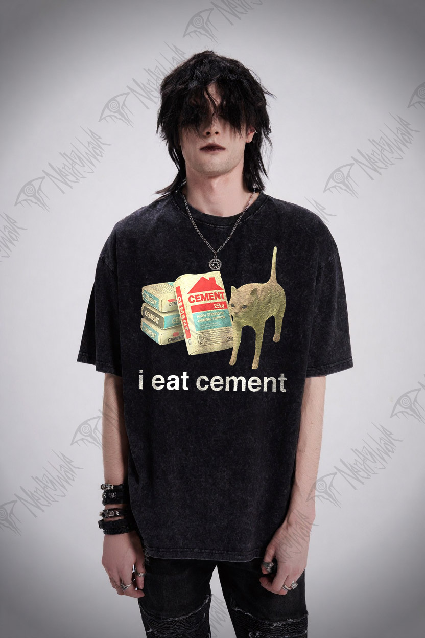 I Eat Cement Washed T-shirt