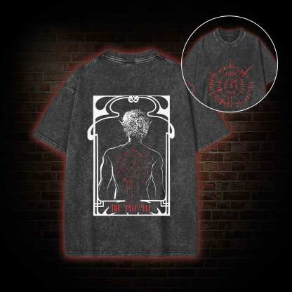 The Pale Elf Back Print Washed T-shirt