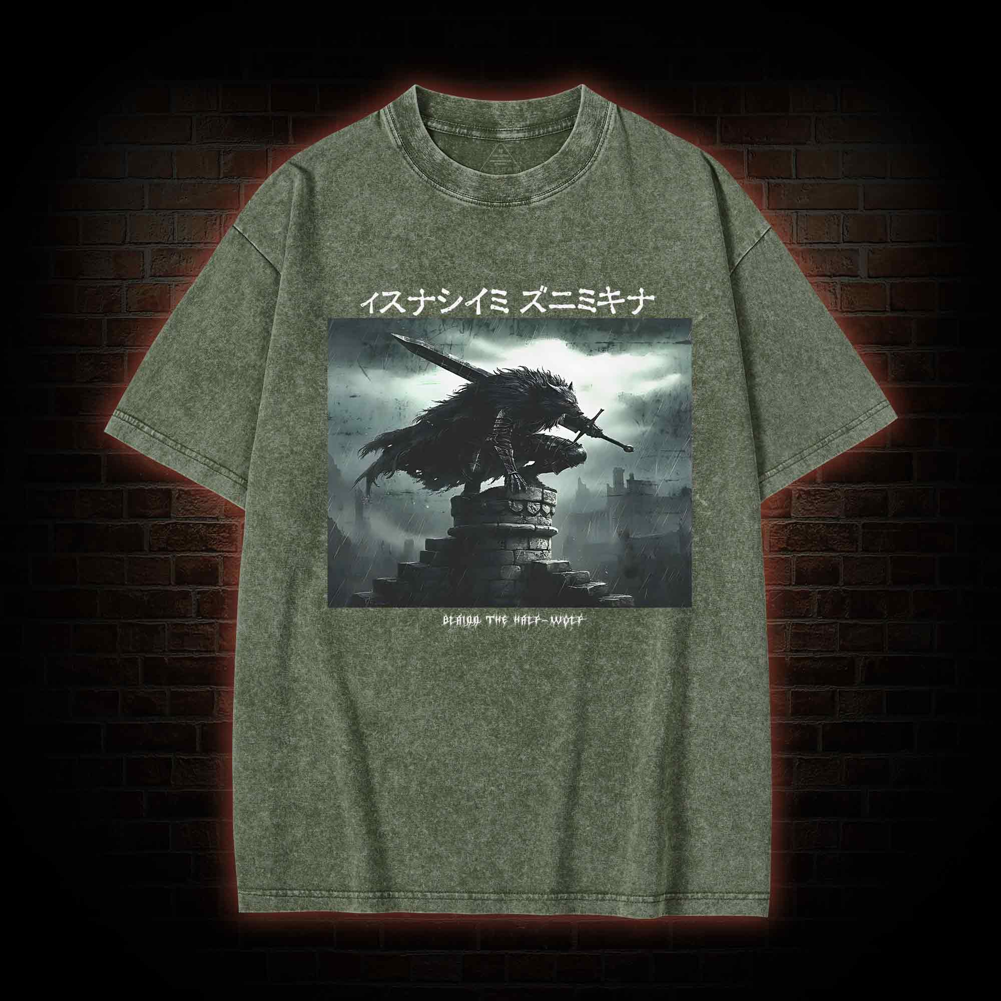 The Half-wolf Washed T-shirt