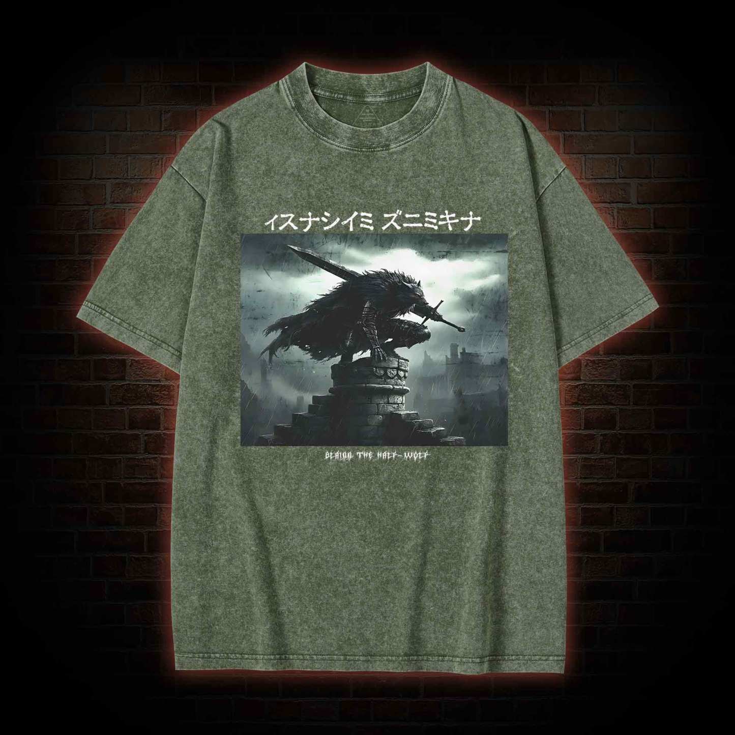 The Half-wolf Washed T-shirt