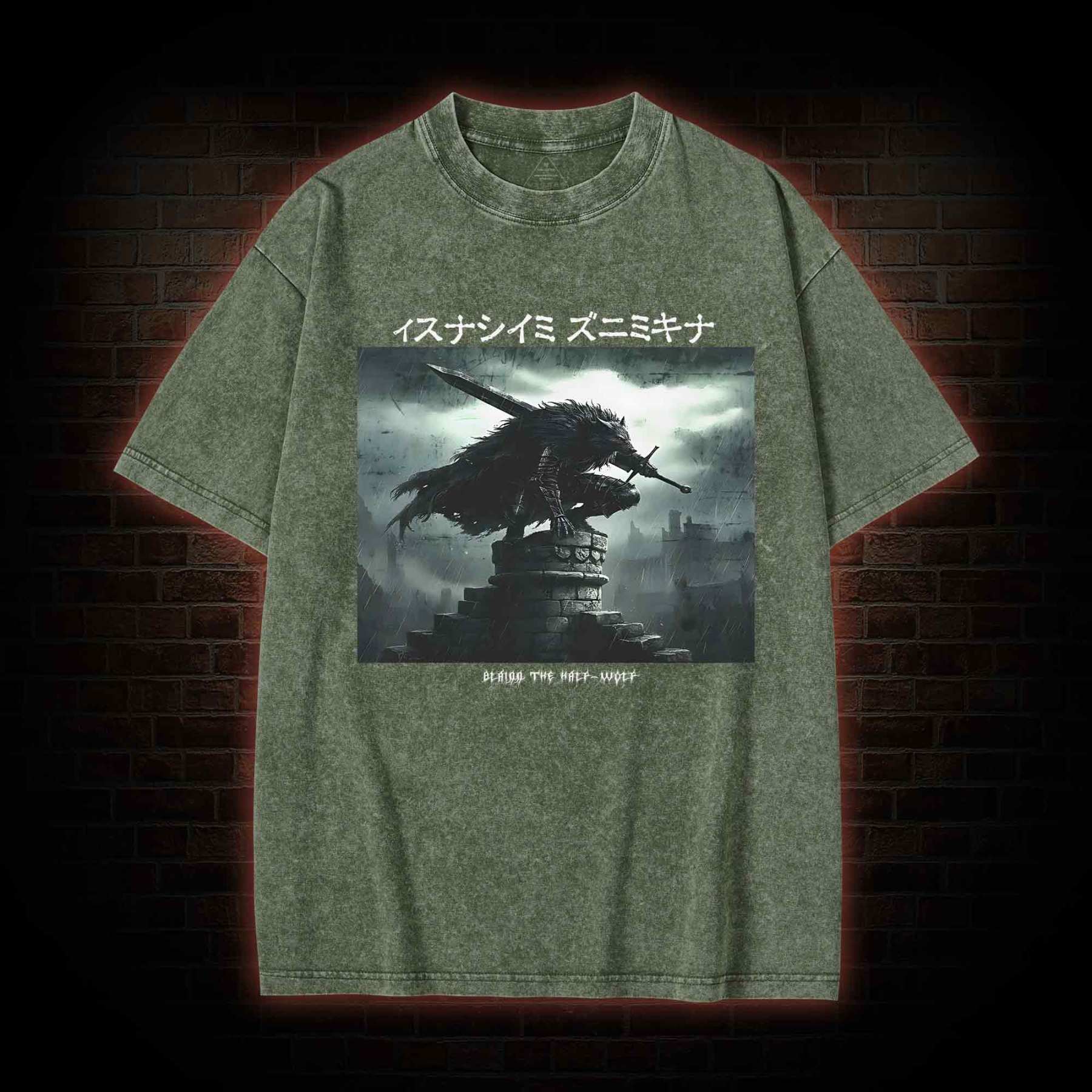 The Half-wolf Washed T-shirt