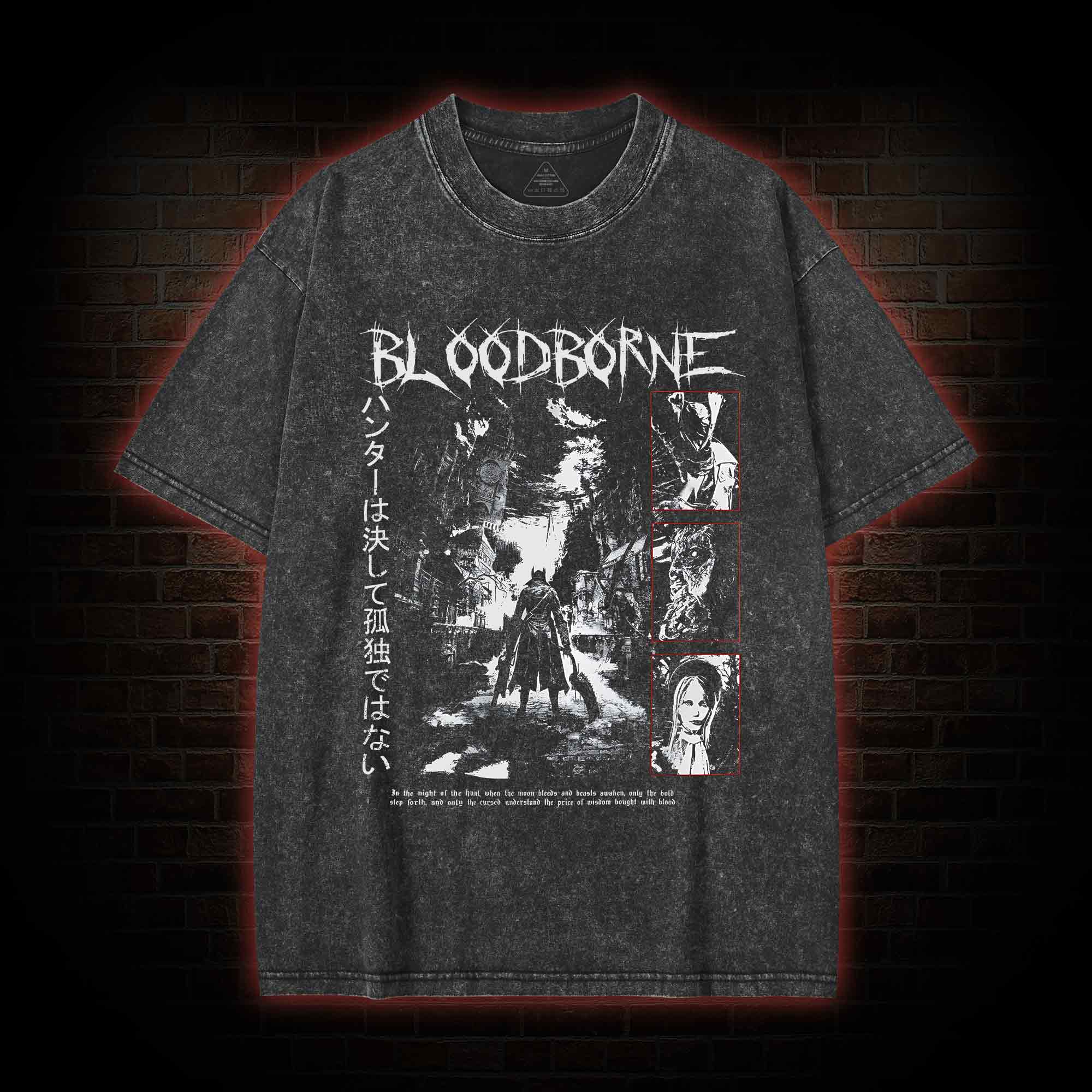 Gothic Hunter Washed T-shirt