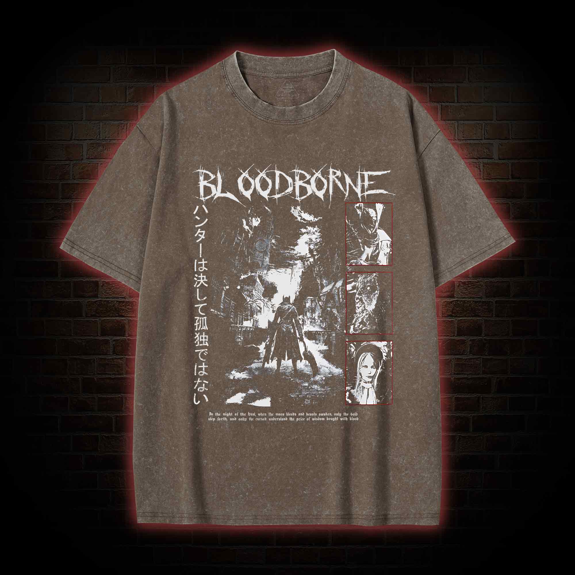 Gothic Hunter Washed T-shirt