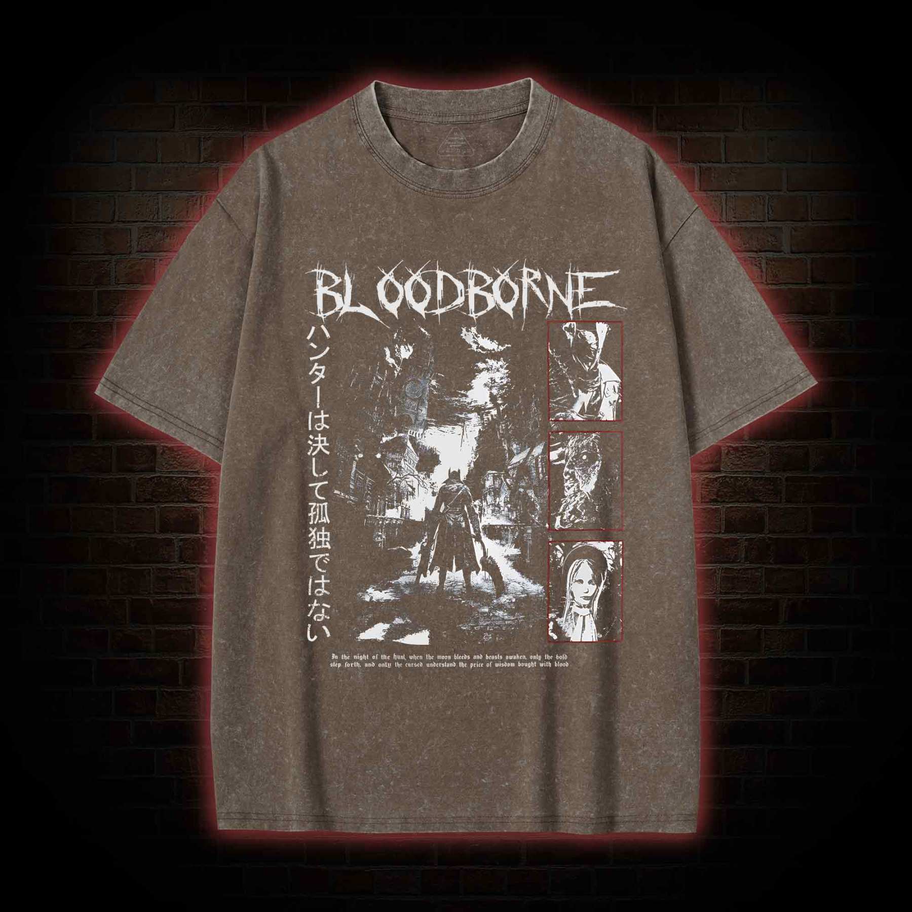 Gothic Hunter Washed T-shirt