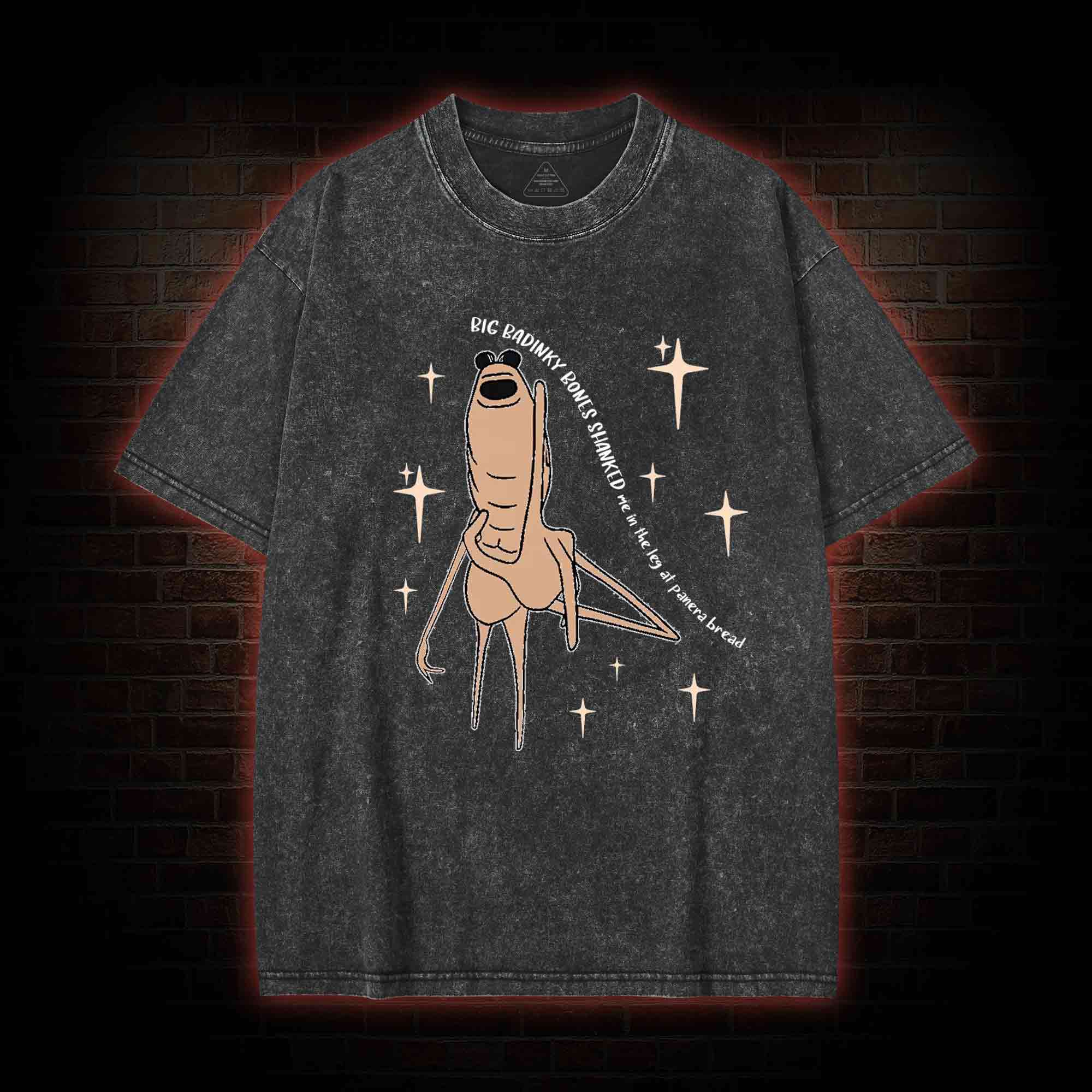 Robert Help The Worm Washed T-Shirt