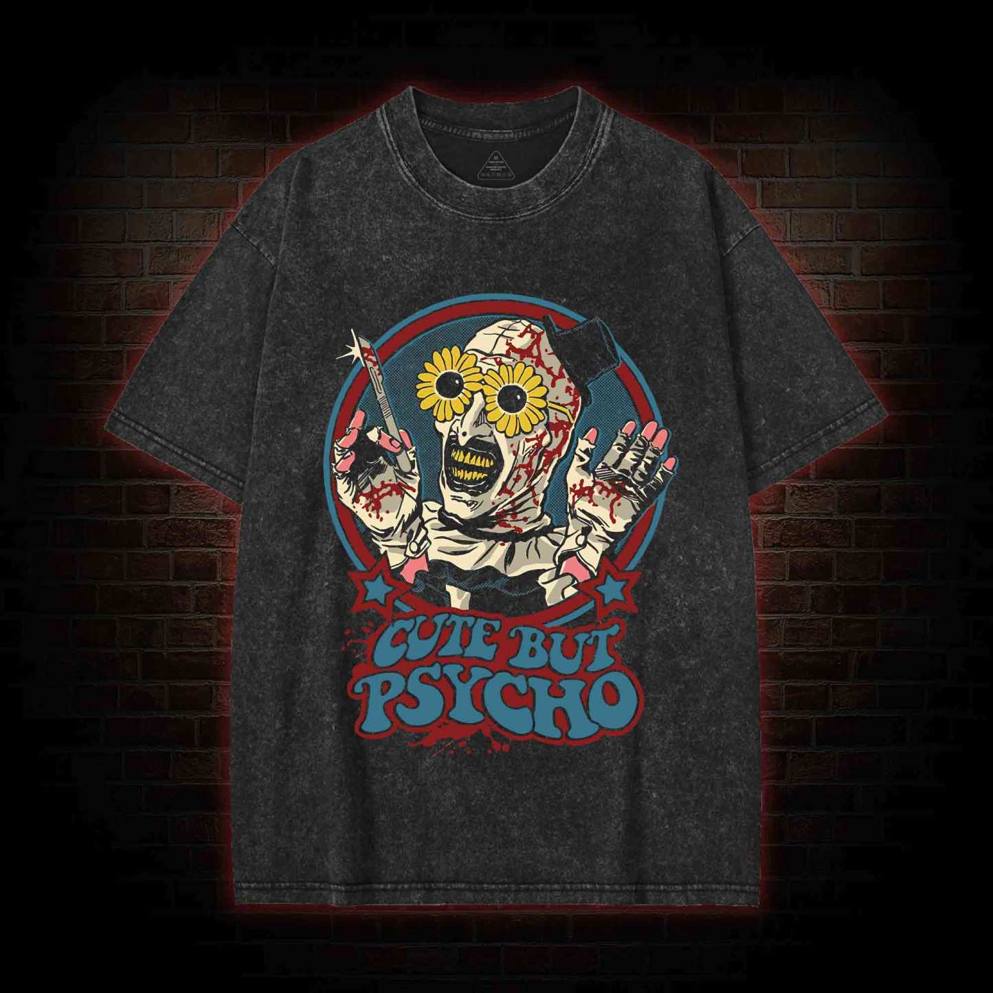 Cute But Psycho Washed T-shirt