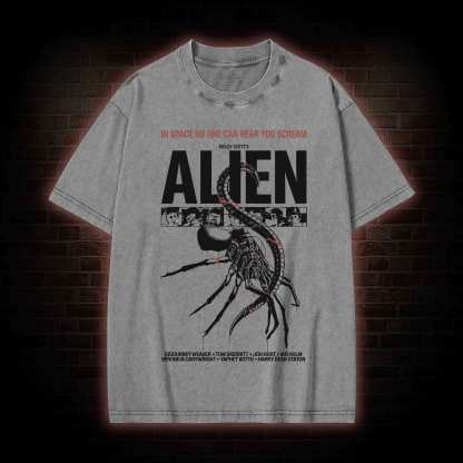 In Space No One can Hear You Scream Washed T-shirt