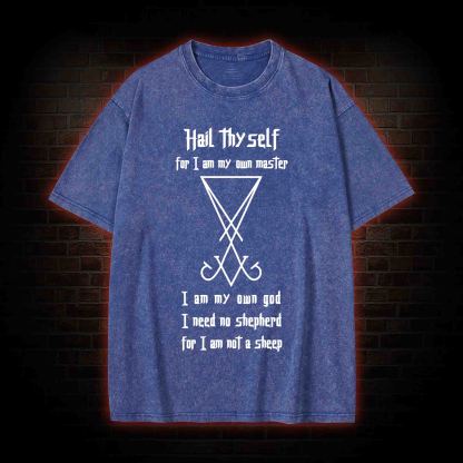 Sigil of Lucifer Washed T-shirt