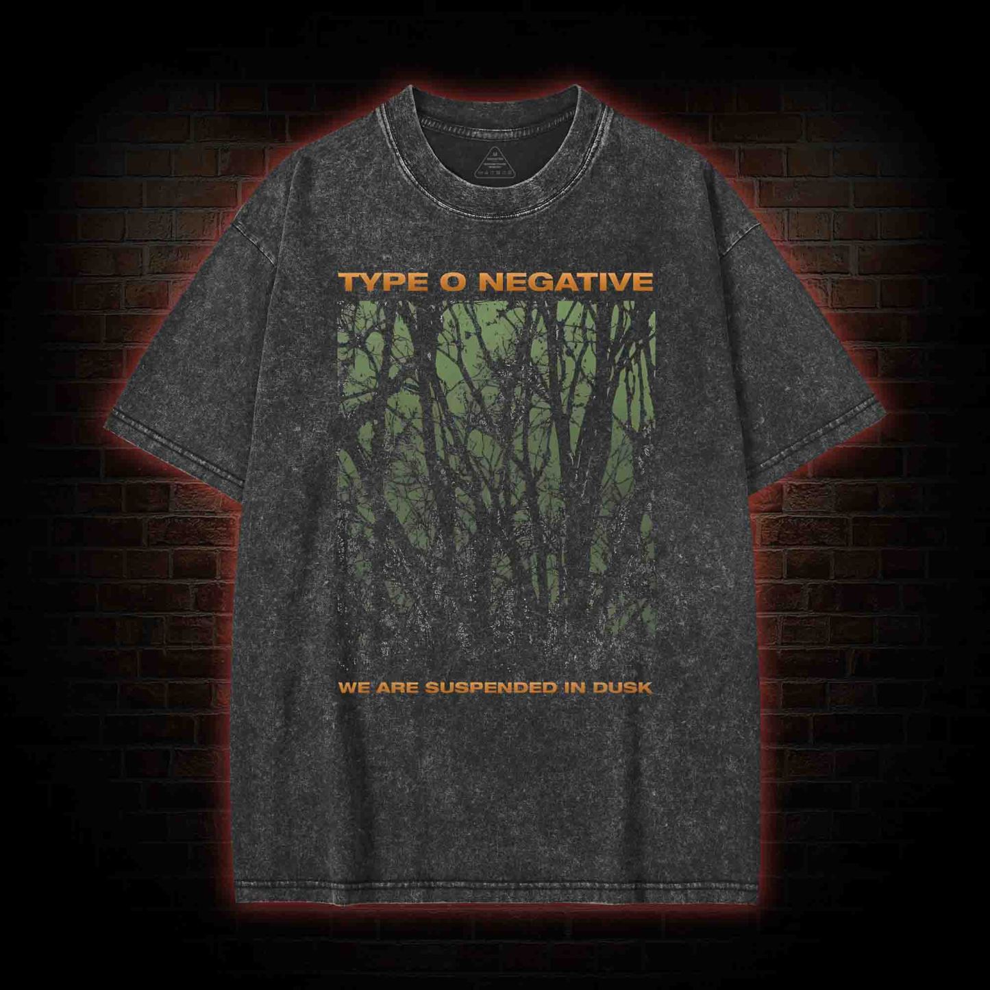 We are Suspend In Dark  Washed T-shirt