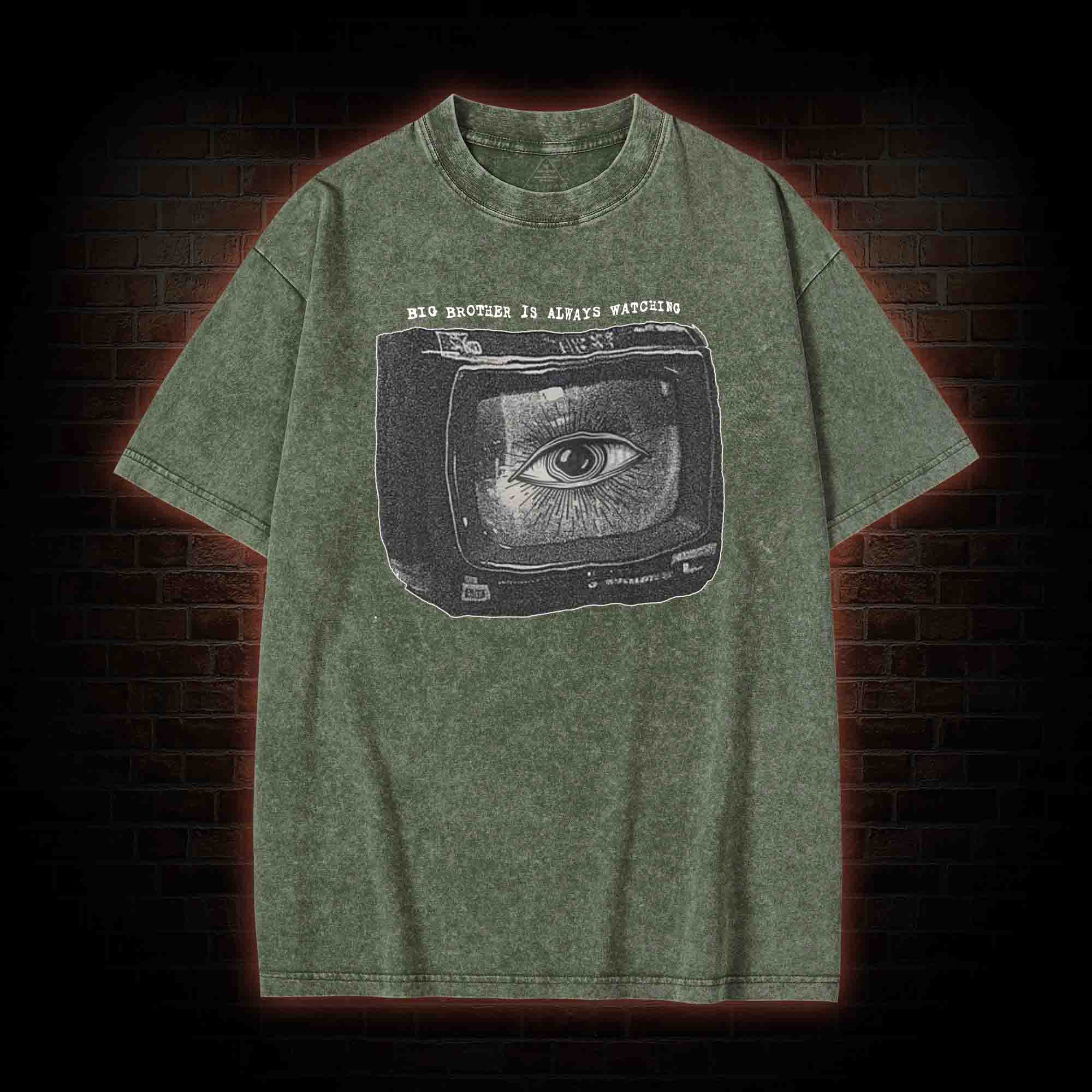Big Brother is Always Watching Washed T-shirt