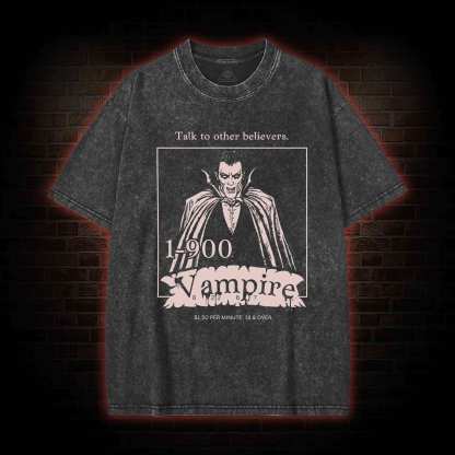 1-900 Vampire Washed T-shirt