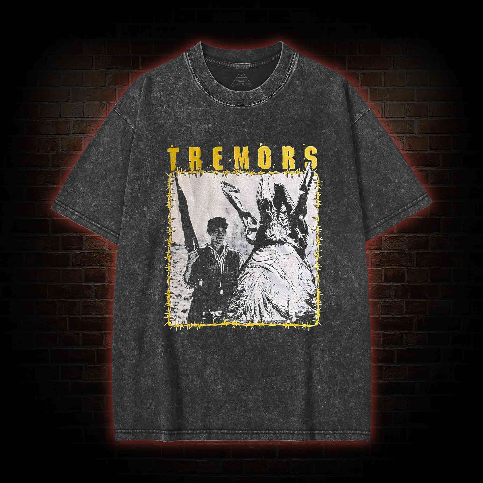 Swiss Cheese and Bullets Washed T-shirt